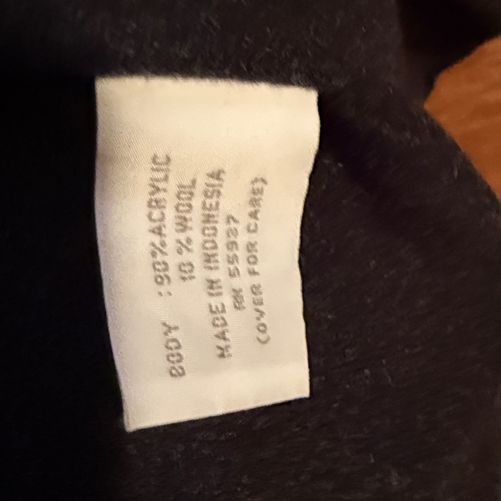 Jones New York Dark black lined coat with hood. - Picture 5 of 6
